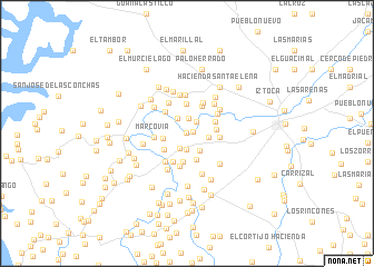 map of Hacienda La Purísima